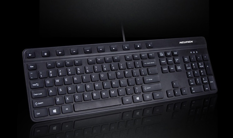Bộ bàn phím chuột Newmen T190 USB Đen Black có thiết kế hiện đại